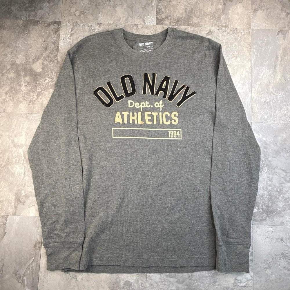 Y2K Gray Old Navy Athletics Muscle Thermal Large